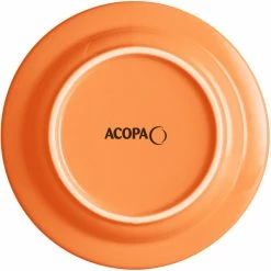 Sample - Acopa Capri 6 1/8" Valencia Orange Stoneware Plate 7 Sample - Acopa Capri 6 1/8" Valencia Orange Stoneware Plate -Rak Porcelain shop 2325669