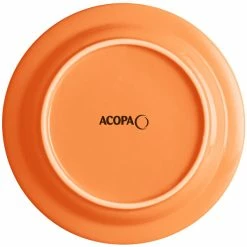 Sample- Acopa Capri 7" Valencia Orange Stoneware Plate -Rak Porcelain shop 2325682