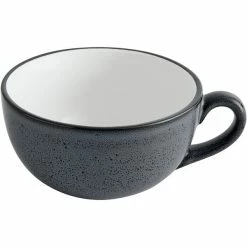 Acopa Embers 12 Oz. Midnight Blue Matte Stoneware Cup - 24/Case -Rak Porcelain shop 2327530