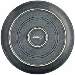 Acopa Embers 10 3/4" Midnight Blue Matte Coupe Stoneware Plate - 12/Case -Rak Porcelain shop 2327542