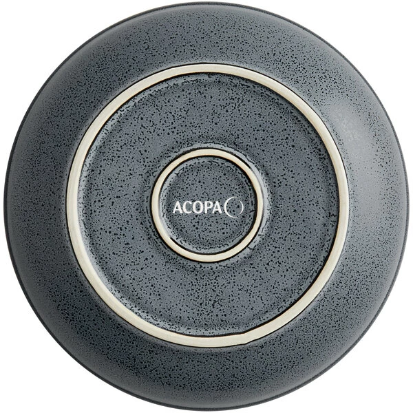 Sample - Acopa Embers 32 Oz. Midnight Blue Matte Stoneware Pasta Bowl 3 Sample - Acopa Embers 32 Oz. Midnight Blue Matte Stoneware Pasta Bowl - Image 3