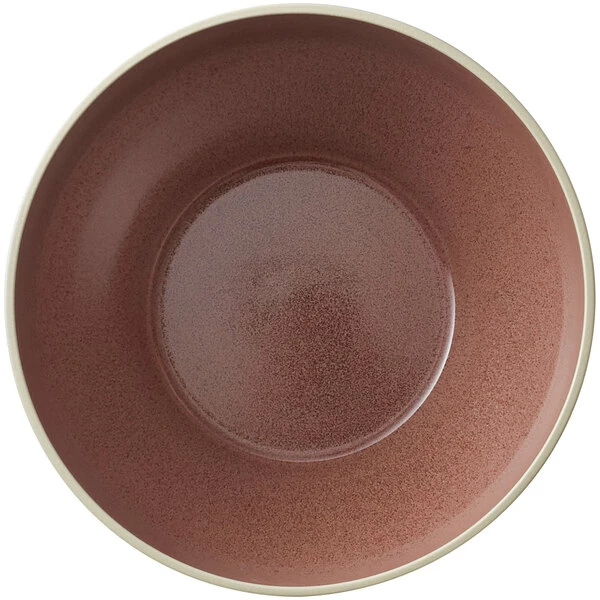 Oneida Moira By 1880 Hospitality MO2752018SP 32 Oz. Smoky Plum Stoneware Bowl - 24/Case 1 Oneida Moira By 1880 Hospitality MO2752018SP 32 Oz. Smoky Plum Stoneware Bowl - 24/Case
