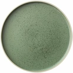 Oneida Moira By 1880 Hospitality MO2701024SB 9 1/4" Smoky Basil Stoneware Plate - 12/Case