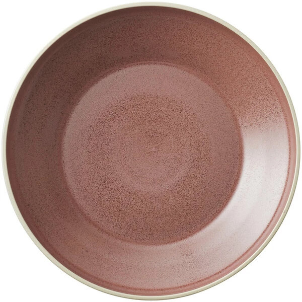Oneida Moira By 1880 Hospitality MO2702023SP 9" Smoky Plum Stoneware Deep Plate - 12/Case 1 Oneida Moira By 1880 Hospitality MO2702023SP 9" Smoky Plum Stoneware Deep Plate - 12/Case