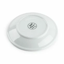 CAC China CAC RSV-55 Roosevelt 4 7/8" Super White Porcelain Saucer - 36/Case -Rak Porcelain shop 236219