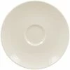 RAK Porcelain Wonder 6 3/4" Ivory Embossed Porcelain Saucer - 12/Case