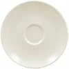 RAK Porcelain Favourite 6 3/4" Ivory Embossed Porcelain Saucer - 12/Case