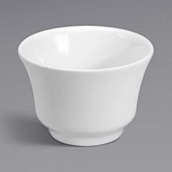 Oneida Classic By 1880 Hospitality F1000000700 7 Oz. Cream White Porcelain Bouillon Cup - 36/Case