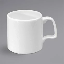 Oneida Gemini By 1880 Hospitality F1130000563 11 Oz. White Bone China Mug - 24/Case