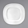 Oneida Vision By 1880 Hospitality F1150000155 11 1/4" White Bone China Square Plate - 12/Case