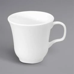 Oneida Gemini By 1880 Hospitality F1130000510 8 Oz. White Bone China Tall Cup - 36/Case