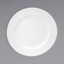 Oneida Gemini By 1880 Hospitality F1130000139 9" White Bone China Plate - 24/Case