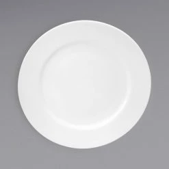 Oneida Gemini By 1880 Hospitality F1130000149 10 1/4" White Bone China Plate - 12/Case