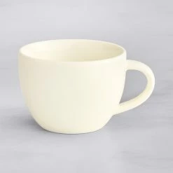 Oneida Verge By 1880 Hospitality L5800000525 3.5 Oz. Warm White Porcelain Espresso Cup - 48/Case