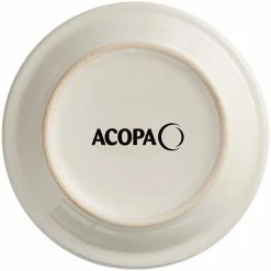 Acopa 5 1/2" Ivory (American White) Narrow Rim Stoneware Plate - 36/Case -Rak Porcelain shop 2464155