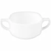 RAK Porcelain Ska 10.15 Oz. Ivory Porcelain Soup Bowl With 2 Handles - 12/Case