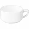 RAK Porcelain Ska 10.15 Oz. Ivory Porcelain Breakfast Cup - 12/Case