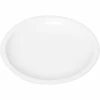 RAK Porcelain Ska 9" Ivory Round Porcelain Flat Healthcare Plate - 12/Case