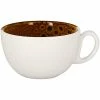RAK Porcelain Wild 12.5 Oz. Brown Porcelain Breakfast Cup - 12/Case