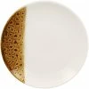 RAK Porcelain Wild 7 1/8" Brown Round Porcelain Flat Coupe Plate - 12/Case