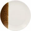 RAK Porcelain Wild 11" Brown Round Porcelain Flat Coupe Plate - 12/Case