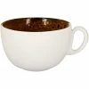 RAK Porcelain Wild 15.2 Oz. Brown Porcelain Breakfast Cup - 12/Case
