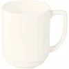 RAK Porcelain Ska 10.15 Oz. Ivory Porcelain Mug - 12/Case