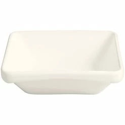 RAK Porcelain Ska 7.1 Oz. Ivory Square Porcelain Bowl - 12/Case