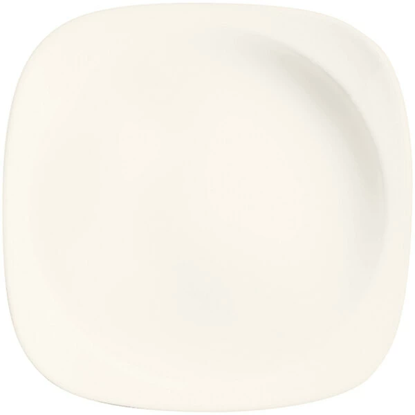 RAK Porcelain Ska 5 7/8" Ivory Square Porcelain Deep Plate - 24/Case 1 RAK Porcelain Ska 5 7/8" Ivory Square Porcelain Deep Plate - 24/Case