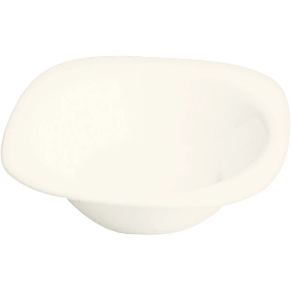 RAK Porcelain Ska 3.4 Oz. Ivory Square Porcelain Bowl - 24/Case 1 RAK Porcelain Ska 3.4 Oz. Ivory Square Porcelain Bowl - 24/Case