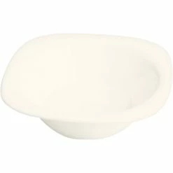RAK Porcelain Ska 8.45 Oz. Ivory Square Porcelain Bowl - 24/Case