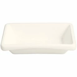RAK Porcelain Ska 7.45 Oz. Ivory Rectangular Porcelain Bowl - 12/Case