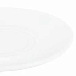 CAC China CAC RCN-57 Bright White Clinton Cappuccino Cup Saucer 6 7/8" - 36/Case -Rak Porcelain shop 302091