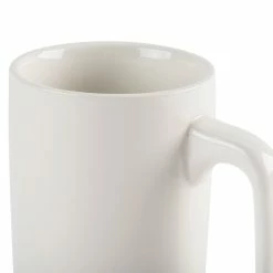CAC China CAC PRM-12-W 11 Oz. Ivory (American White) Rolled Edge Straight China Mug - 36/Case 10 CAC China CAC PRM-12-W 11 Oz. Ivory (American White) Rolled Edge Straight China Mug - 36/Case -Rak Porcelain shop 365492