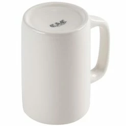 CAC China CAC PRM-12-W 11 Oz. Ivory (American White) Rolled Edge Straight China Mug - 36/Case 9 CAC China CAC PRM-12-W 11 Oz. Ivory (American White) Rolled Edge Straight China Mug - 36/Case -Rak Porcelain shop 365513