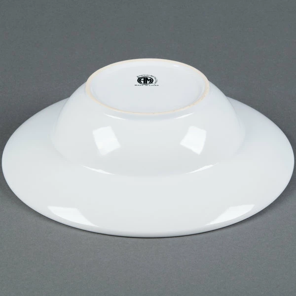 American Metalcraft Prestige CER7 60 Oz. Round Stoneware Bowl 4 American Metalcraft Prestige CER7 60 Oz. Round Stoneware Bowl - Image 4