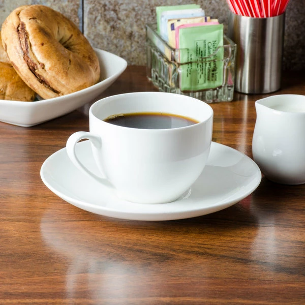 CAC China CAC MAJ-1 Majesty European Bone China 8 Oz. Cup - 36/Case 5 CAC China CAC MAJ-1 Majesty European Bone China 8 Oz. Cup - 36/Case - Image 5