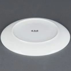 CAC China CAC MAJ-6C Majesty European Bone China 6" Coupe Plate - 36/Case -Rak Porcelain shop 487654
