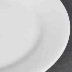 CAC China CAC MAJ-6 Majesty European Bone China 6" Round Plate - 36/Case -Rak Porcelain shop 491670