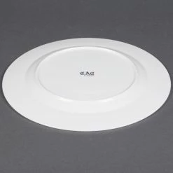 CAC China CAC MAJ-22 Majesty European Bone China 8" Round Plate - 36/Case -Rak Porcelain shop 491827
