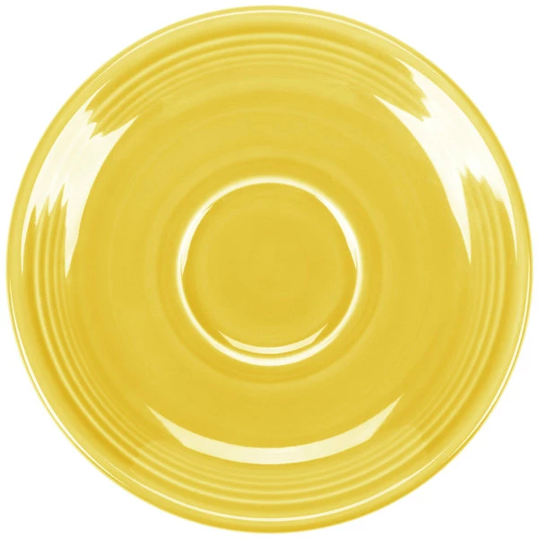 Fiesta® Dinnerware From Steelite International Fiesta® Dinnerware From Steelite International HL470320 Sunflower 5 7/8" China Saucer - 12/Case 2 Fiesta® Dinnerware From Steelite International Fiesta® Dinnerware From Steelite International HL470320 Sunflower 5 7/8" China Saucer - 12/Case - Image 2