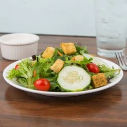 Chef & Sommelier FN512 Infinity 8 1/4" White Coupe Bone China Plate By Arc Cardinal - 24/Case -Rak Porcelain shop 620100