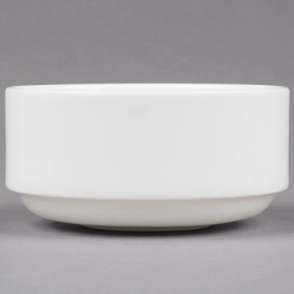 10 Strawberry Street B4518 Izabel Lam Pond 6 Oz. White Bone China Bouillon Bowl - 48/Case 3 10 Strawberry Street B4518 Izabel Lam Pond 6 Oz. White Bone China Bouillon Bowl - 48/Case - Image 3