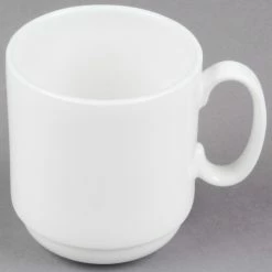 10 Strawberry Street B4524B4525 Izabel Lam Pond 4 Oz. White Bone China Espresso Cup And Saucer Set - 18/Case -Rak Porcelain shop 698150