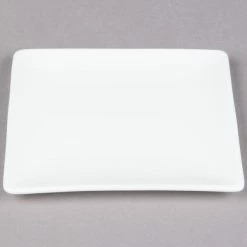 10 Strawberry Street B4500 Izabel Lam Pond 5 3/4" White Square Bone China Plate - 48/Case -Rak Porcelain shop 711489