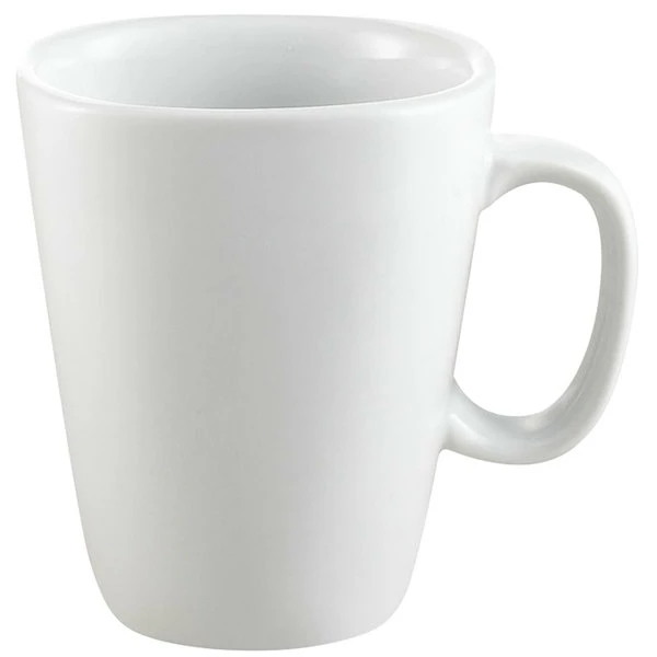 CAC China CAC KSE-M8 Gourmet 8 Oz. Bright White Square Porcelain Mug - 36/Case 1 CAC China CAC KSE-M8 Gourmet 8 Oz. Bright White Square Porcelain Mug - 36/Case