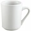 CAC China CAC SI-8-P Clinton 8 Oz. Bright White Porcelain Mug - 36/Case