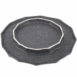 10 Strawberry Street NAG-12RD Whittier Nagoya 12" Round Stoneware Platter - 6/Pack -Rak Porcelain shop 766278