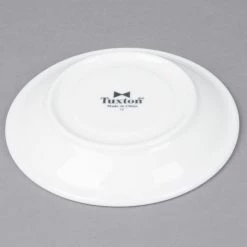 Tuxton ALE-060 Alaska 6" Bright White China Coupe Saucer - 36/Case -Rak Porcelain shop 789898