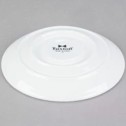 Tuxton VPE-064 Florence 6 1/2" Bright White Coupe China Saucer - 36/Case -Rak Porcelain shop 791060